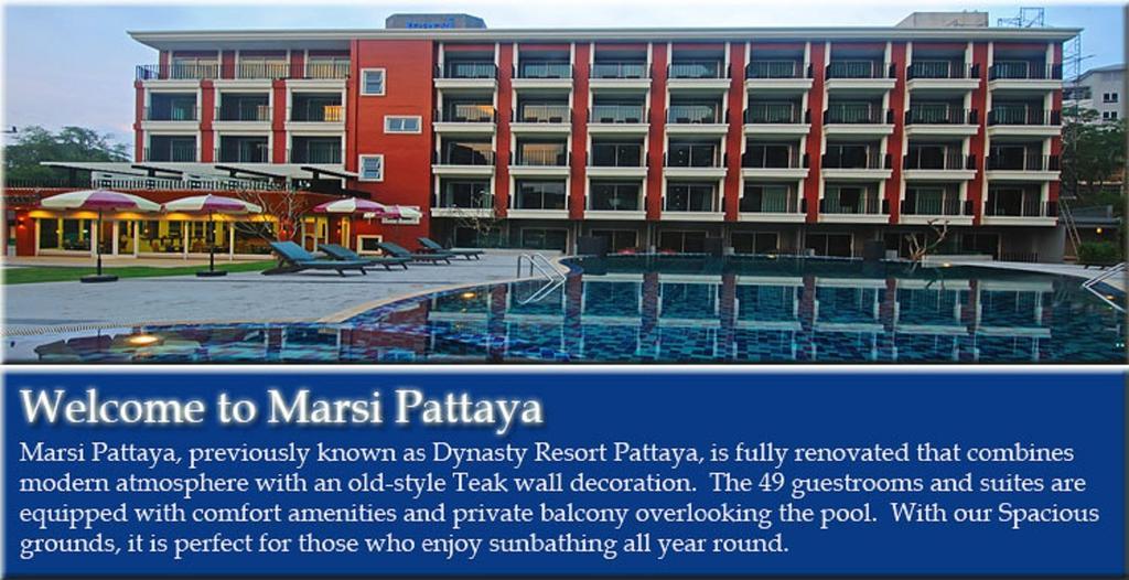 Marsi Pattaya Hotell Exteriör bild